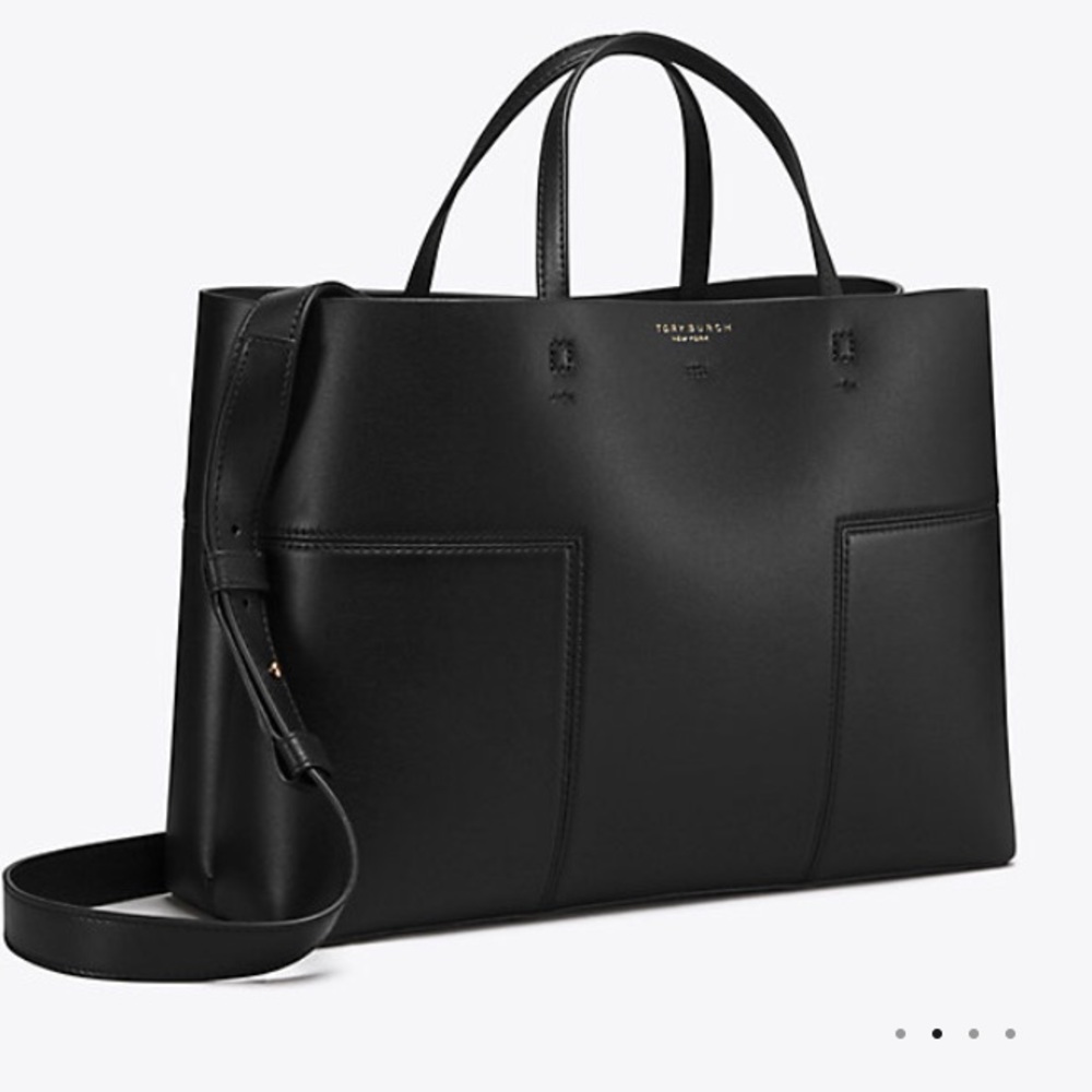 TORY BURCH | BLOCK-T TRIPLE-COMPARTMENT TOTE